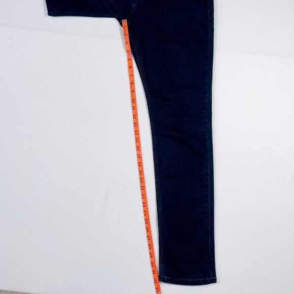 Paige Men's Lennox Slim Jeans 33 x 32 Deep Indigo - Picture 11 of 15